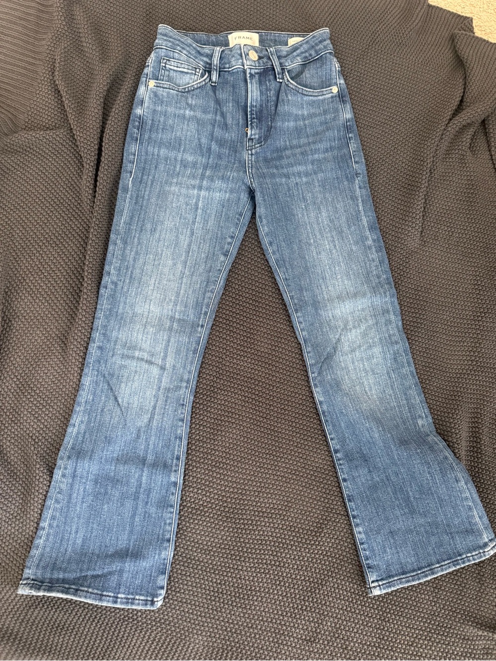 Frame Denim Le Crop Mini Boot